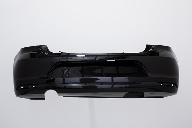 DEEP BLACK (LC9X) - Achterbumper Volkswagen Polo 6C +SPORT 